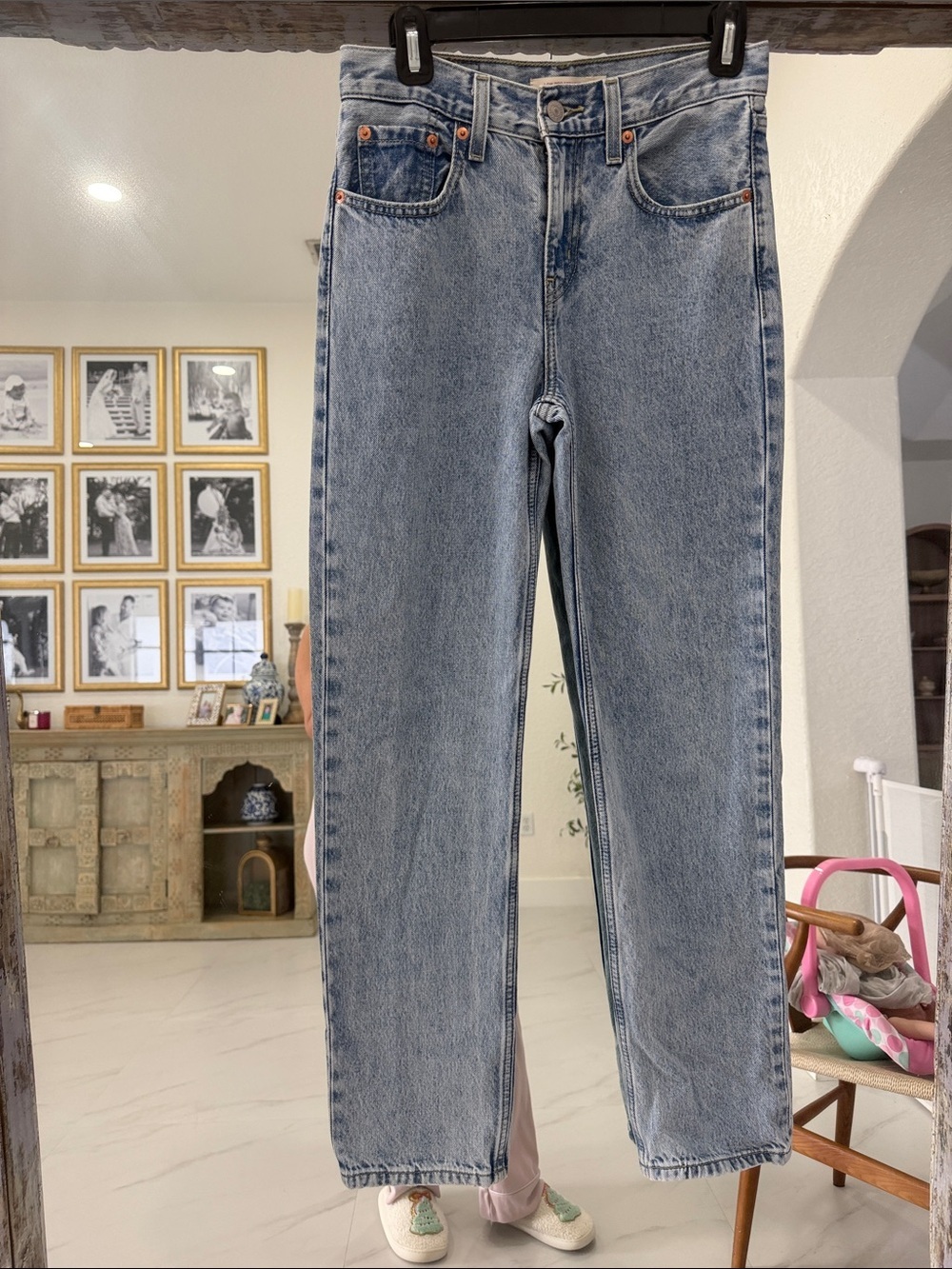 Levi's Light Blue Low Pro Straight Leg Women's Jeans